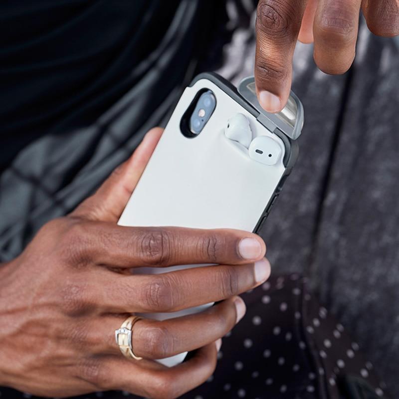 Phone Case with Built-In AirPods Holder