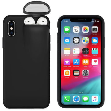 Phone Case with Built-In AirPods Holder