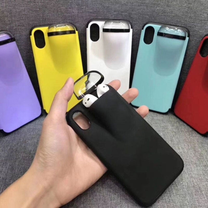 Phone Case with Built-In AirPods Holder
