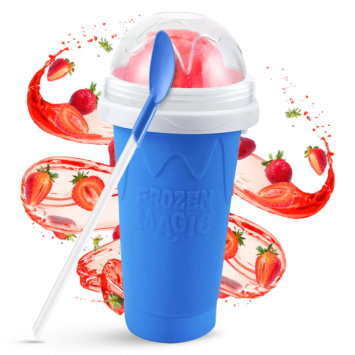Homemade Slushie Cup, Slushie Cup, Frozen Drink Maker, DIY Slush Cup, Ice Cream Cup, Smoothie Cup, Slushy Maker Cup, Reusable Slush Cup, Summer Drink Cup, Kids Drink Cup, Portable Drink Maker, Frozen Beverage Maker, Kitchen Gadgets, Fun Kitchen Accessories, Gift for Kids