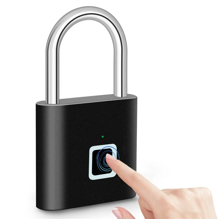 Fingerprint Lock, Smart Fingerprint Lock, Biometric Lock, Keyless Lock, Electronic Door Lock, Digital Lock, Security Lock, Smart Home Security, Fingerprint Padlock, Rechargeable Lock, USB Charging Lock, Anti Theft Lock, Home Security, Office Security, Travel Security Lock