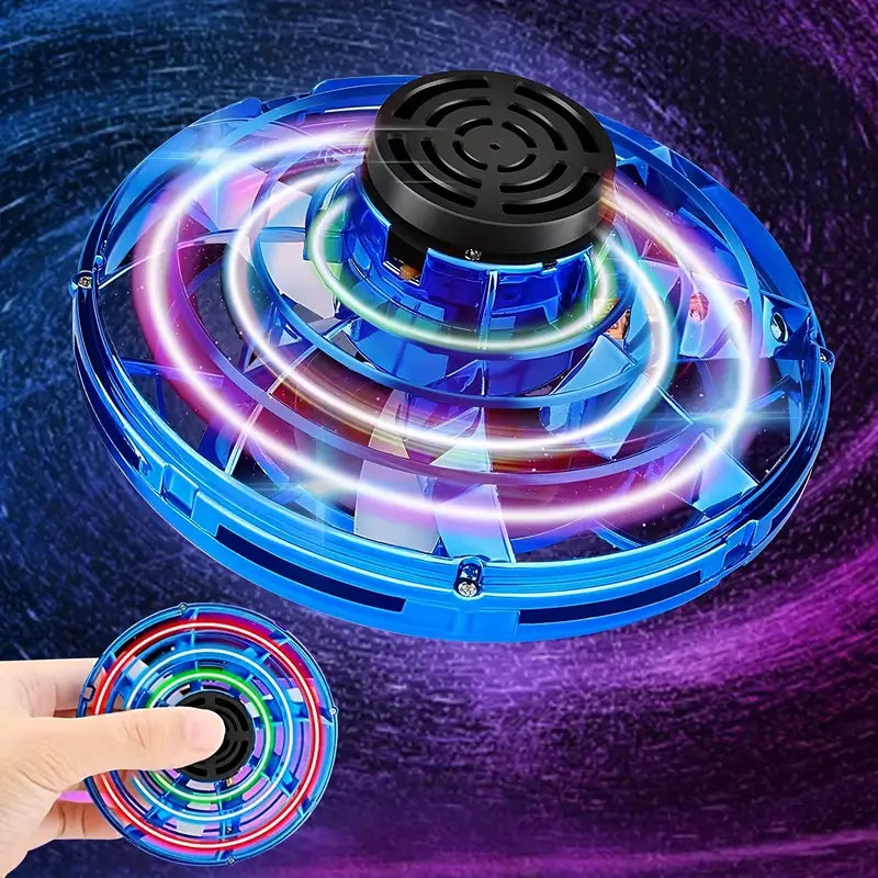 Flying Spinner Toy, Flying Fidget Spinner, Boomerang Spinner, Hover Spinner Toy, Handheld Drone Toy, Kids Flying Toy, LED Spinner Toy, Outdoor Toys, Indoor Toys, Fidget Toy, Interactive Toy, Rechargeable Spinner, Gift for Kids, Stress Relief Toy, Fun Gadgets