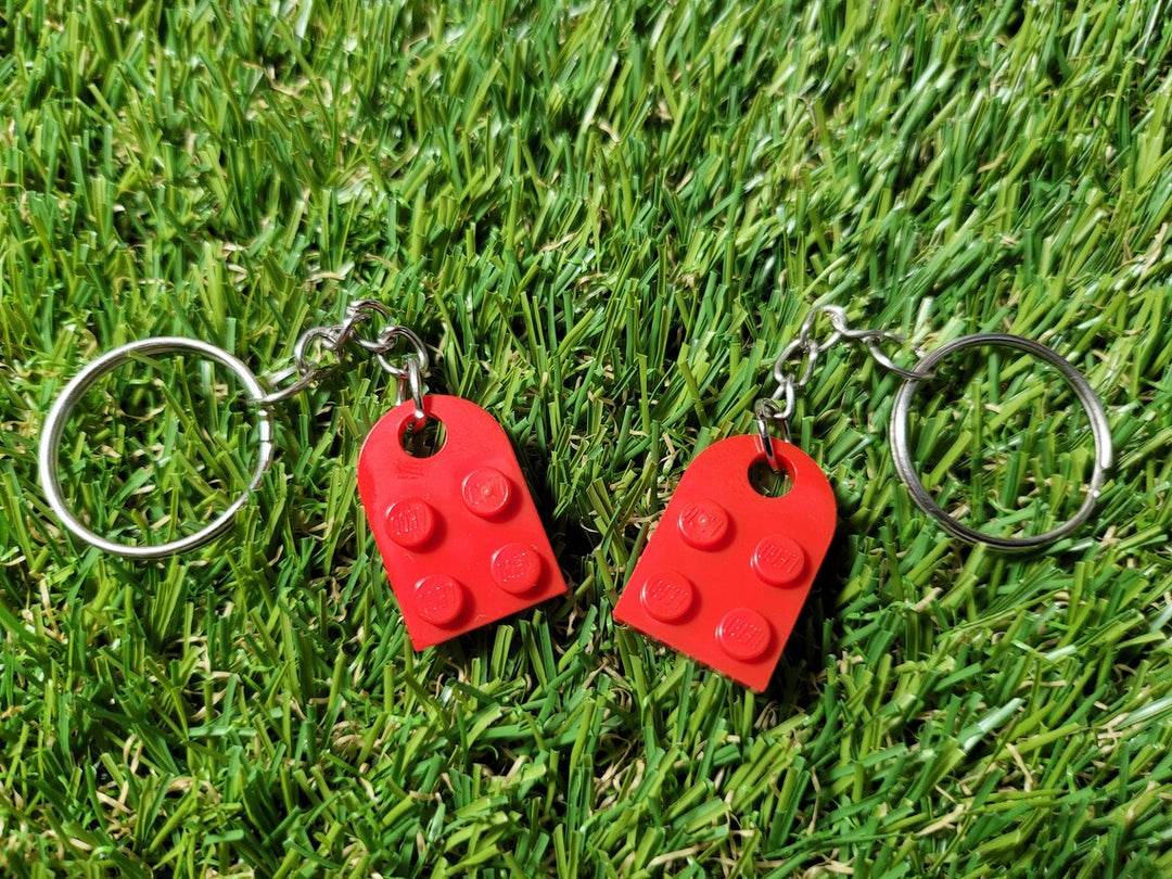 Lego Heart Keychain Set 
